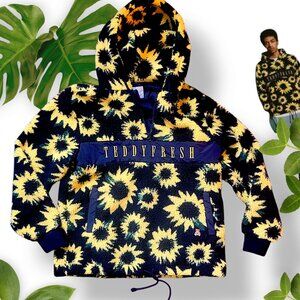 Rare Teddy Fresh Sunflower Hoodie, Sz Medium